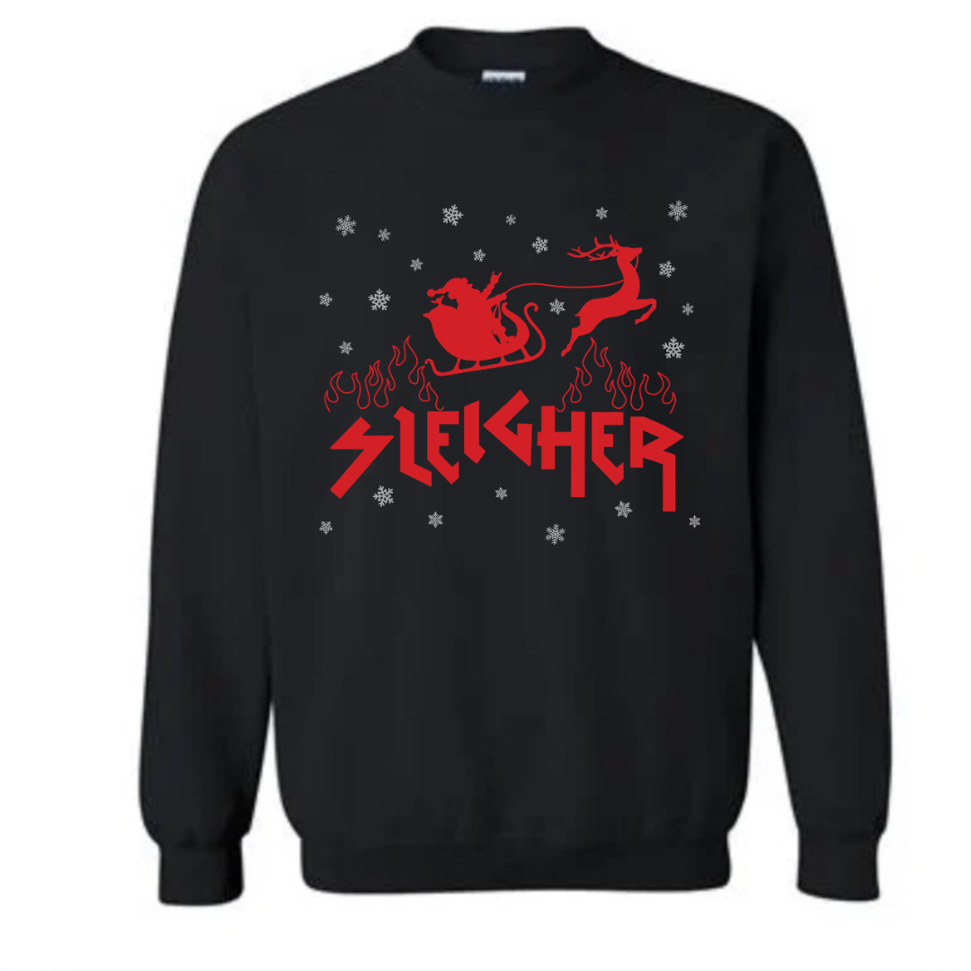Sleigher • Crewneck • Black