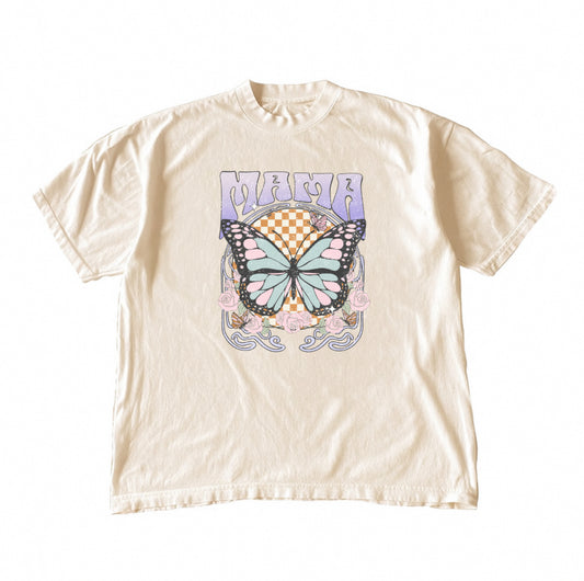 Mama Purple Butterfly • Cream