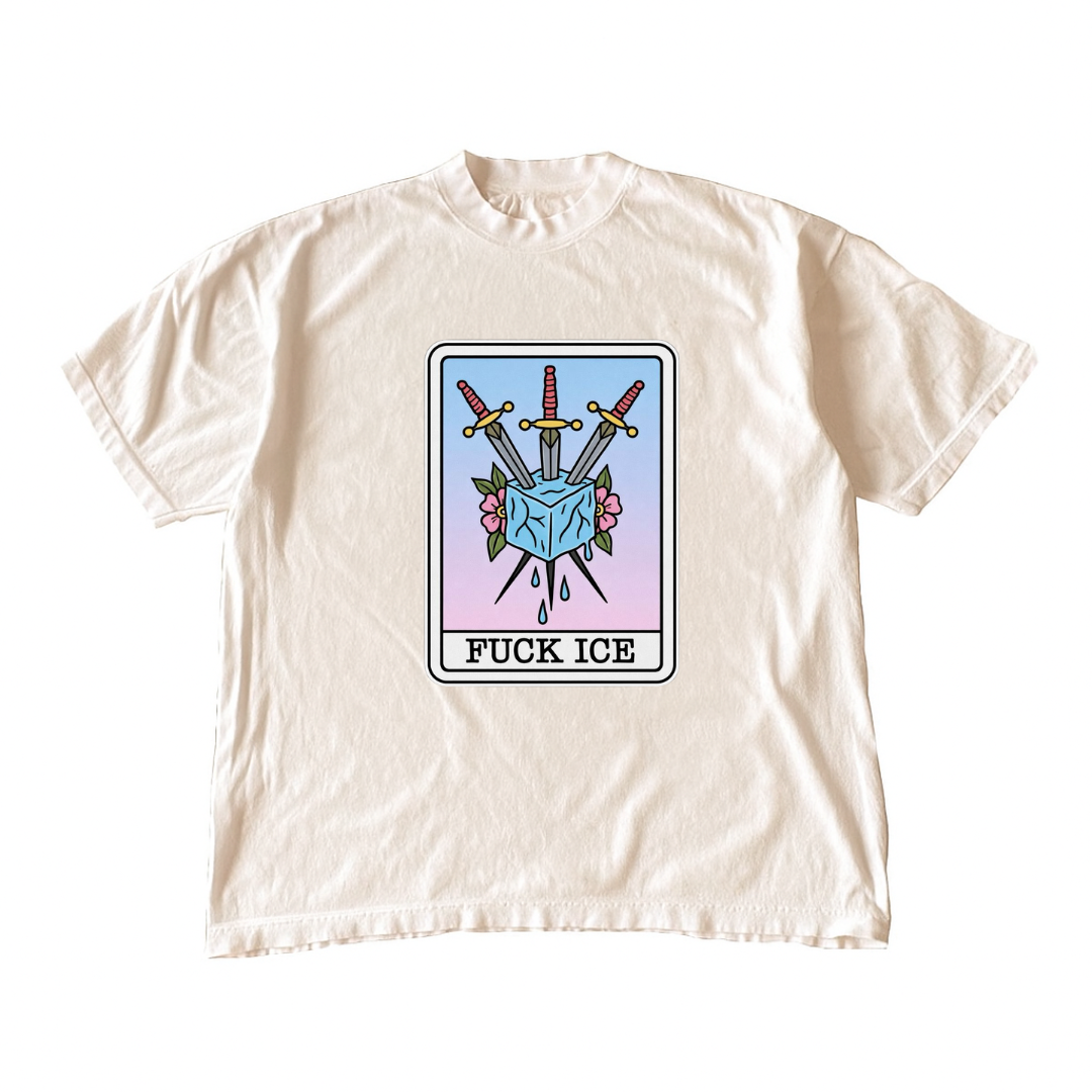 F Ice Card • White