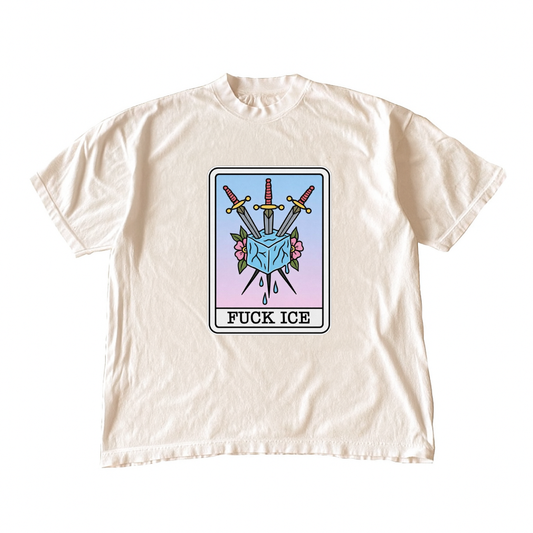 F Ice Card • White