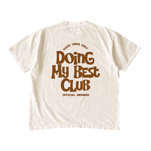 Doing My Best • F/B • Cream