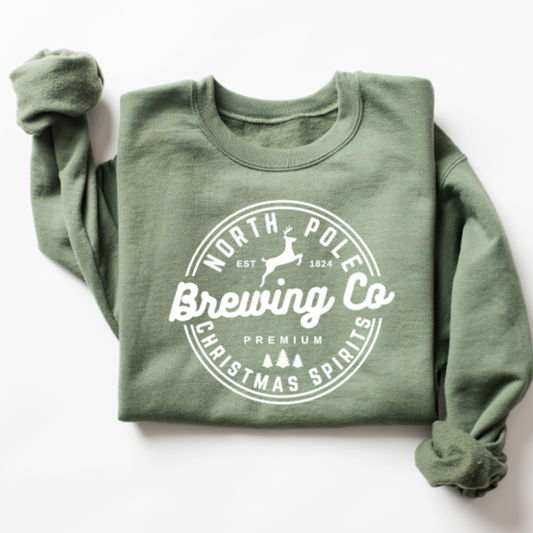 North Pole Brewing • Crewneck • Green