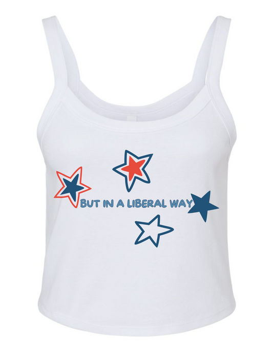 Stars BIALW • White Crop Tank