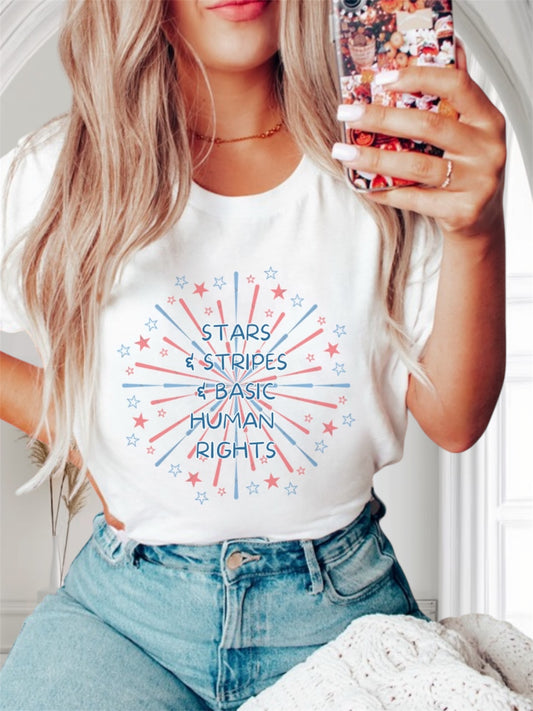 Stars & Stripes • White