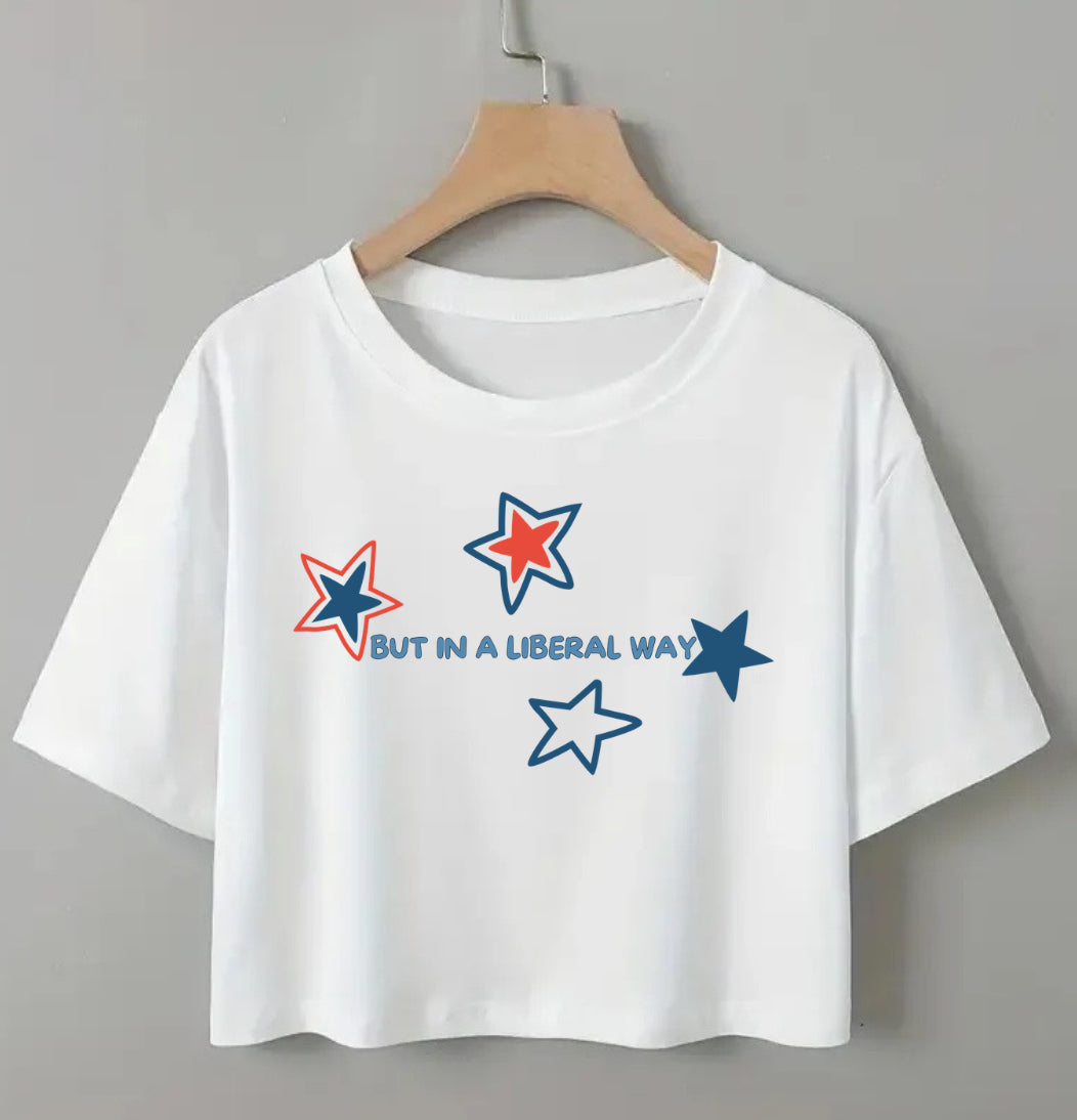 STARS BIALW • Crop Top • White