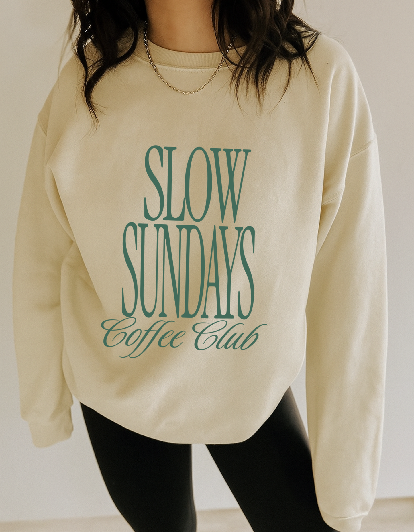 Slow Sunday • Crewneck • Sand