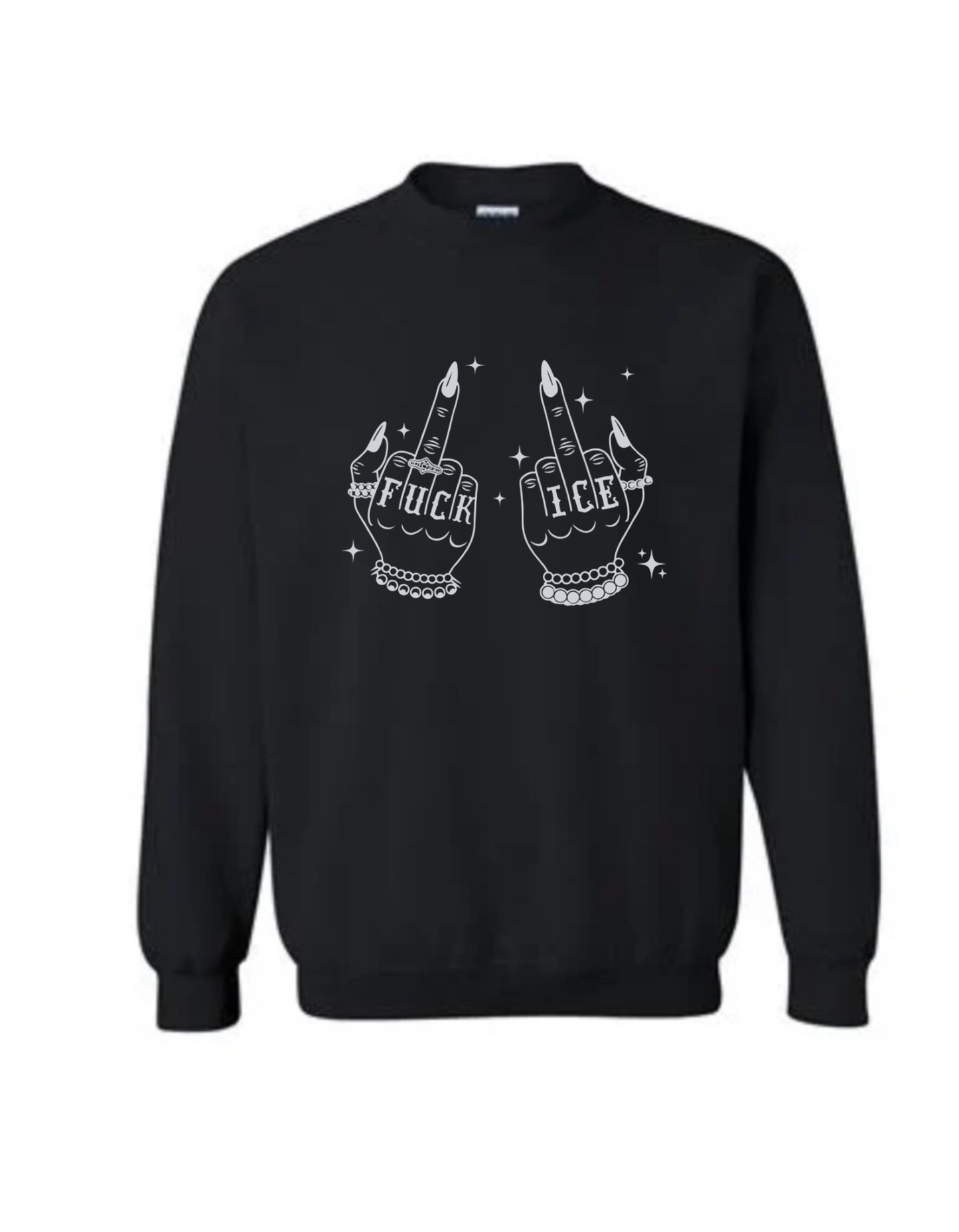 F Ice • Crewneck • Black