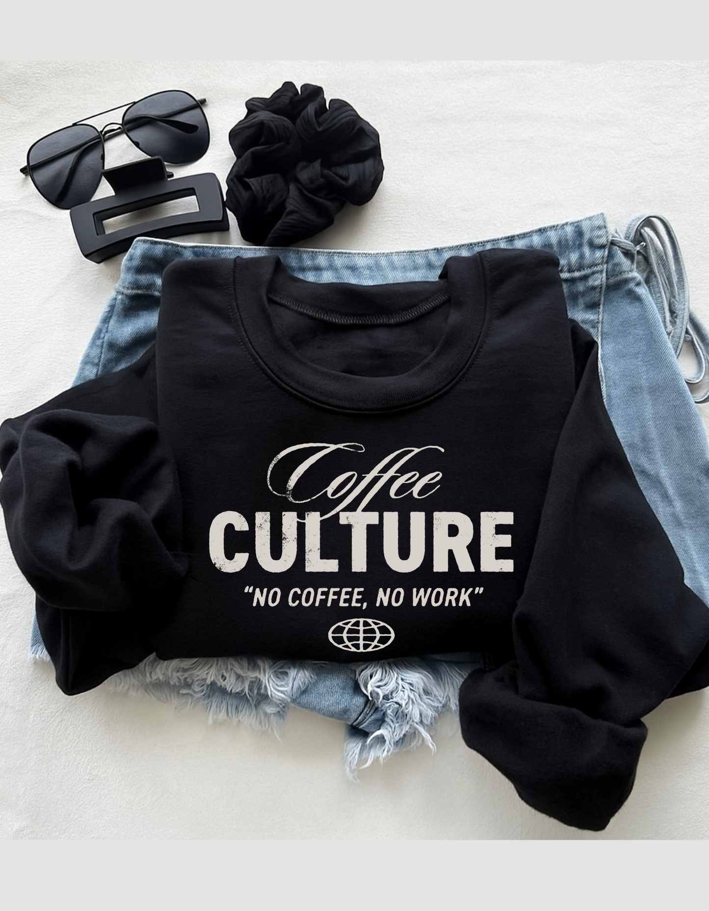 Coffee Culture • Black • Crewneck
