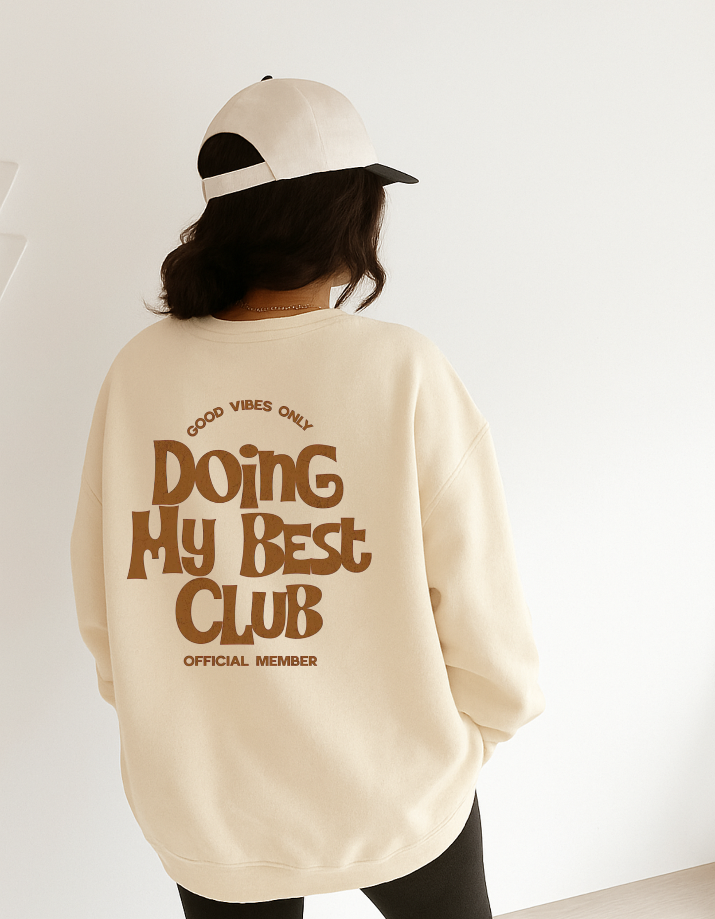 Doing My Best • Crewneck • Sand